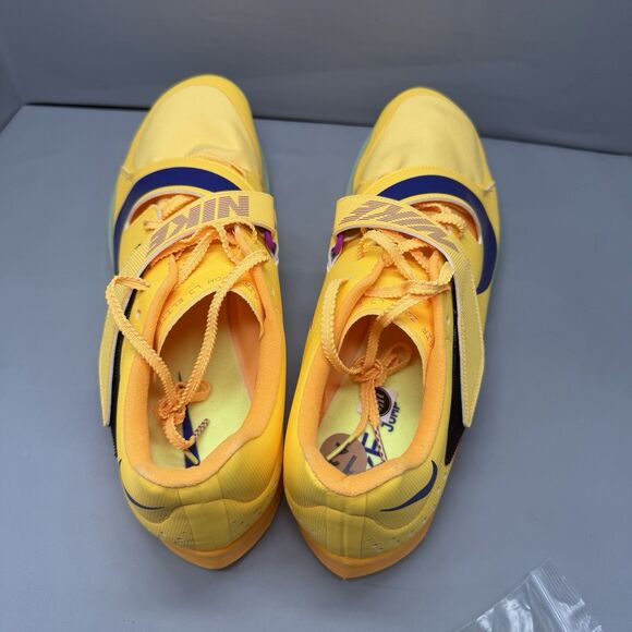 Nike Air Zoom Long Jump Elite Citron Pulse Indigo Burst Men Size 12 FZ9326-800 main image 4